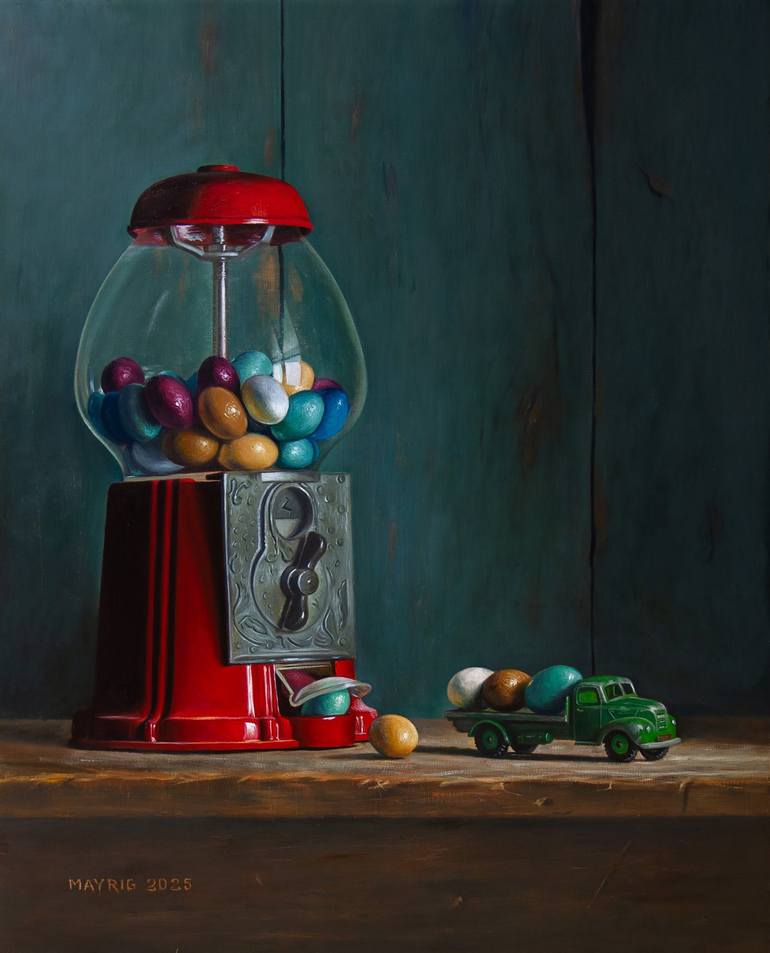 Original Realism Still Life Painting by Mayrig Simonjan